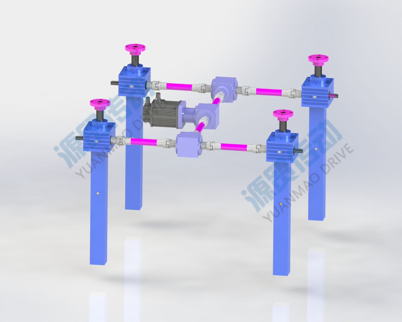 4臺聯(lián)動-H型絲桿移動-